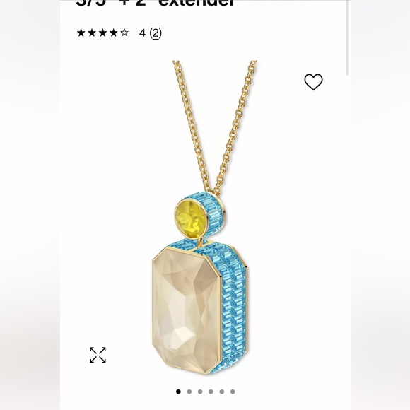 Swarovski Orbita Ocatgon Cut Crystal necklace - Picture 2 of 8